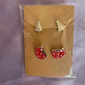Christmas earrings